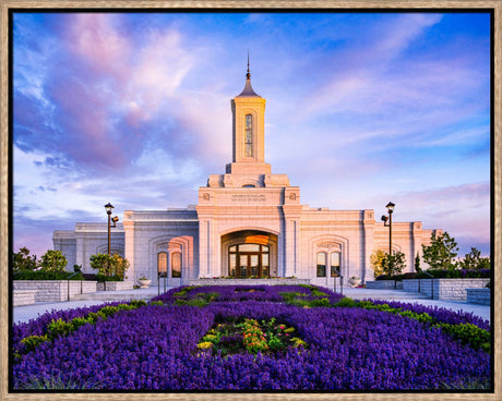 Moses Lake Temple - Summer Flowers