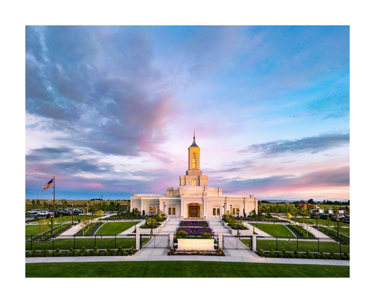 Moses Lake Temple - Garden Path