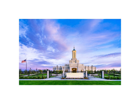Moses Lake Temple - Purple Sky