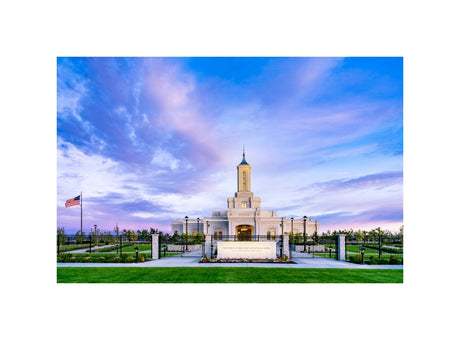 Moses Lake Temple - Purple Sky