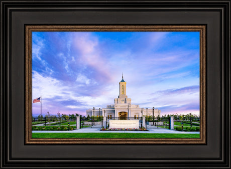Moses Lake Temple - Purple Sky