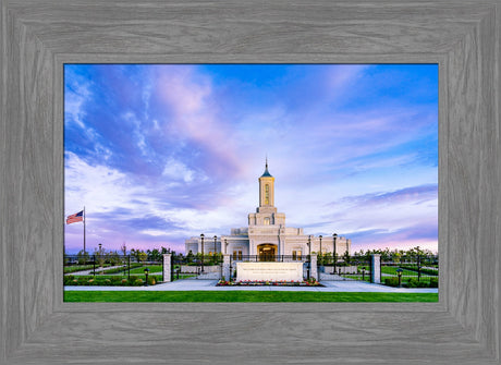 Moses Lake Temple - Purple Sky