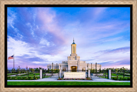 Moses Lake Temple - Purple Sky