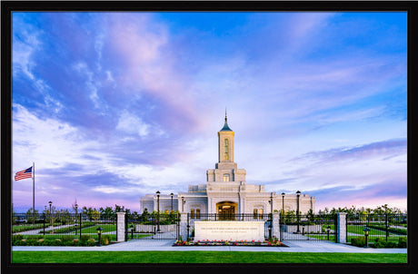 Moses Lake Temple - Purple Sky