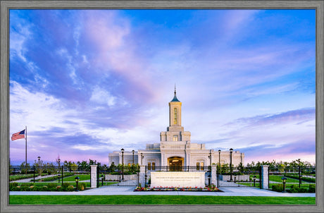 Moses Lake Temple - Purple Sky