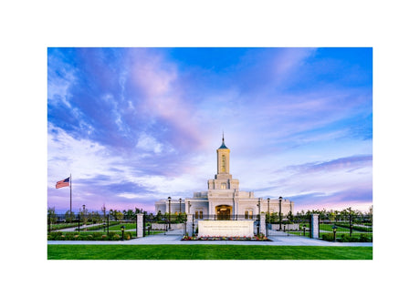 Moses Lake Temple - Purple Sky