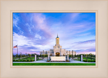 Moses Lake Temple - Purple Sky