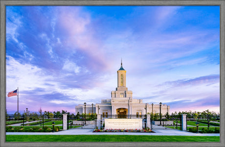 Moses Lake Temple - Purple Sky