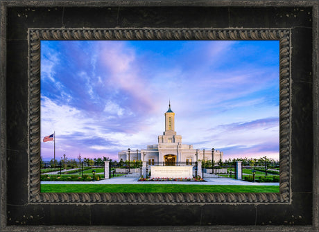 Moses Lake Temple - Purple Sky
