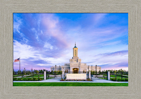 Moses Lake Temple - Purple Sky