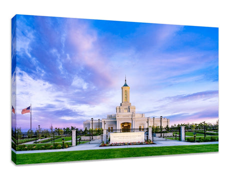 Moses Lake Temple - Purple Sky