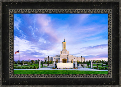 Moses Lake Temple - Purple Sky