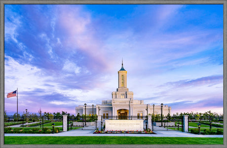 Moses Lake Temple - Purple Sky