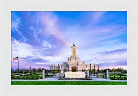 Moses Lake Temple - Purple Sky
