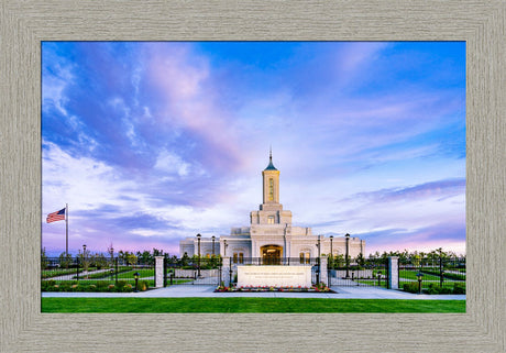 Moses Lake Temple - Purple Sky