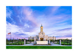 Moses Lake Temple - Purple Sky