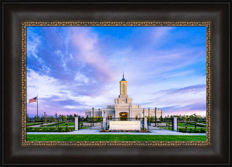 Moses Lake Temple - Purple Sky