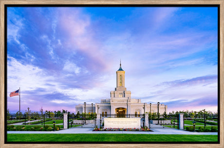 Moses Lake Temple - Purple Sky