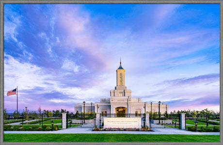 Moses Lake Temple - Purple Sky