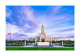 Moses Lake Temple - Purple Sky