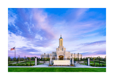Moses Lake Temple - Purple Sky