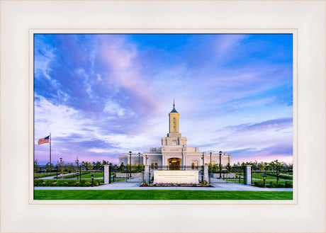 Moses Lake Temple - Purple Sky