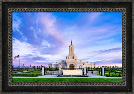 Moses Lake Temple - Purple Sky