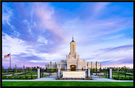 Moses Lake Temple - Purple Sky