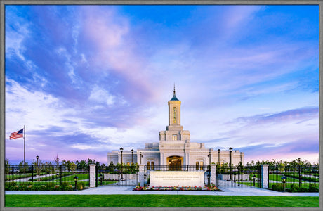 Moses Lake Temple - Purple Sky