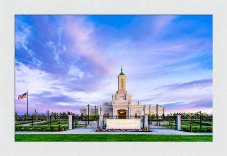 Moses Lake Temple - Purple Sky