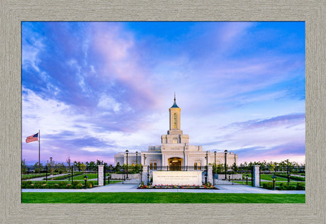 Moses Lake Temple - Purple Sky