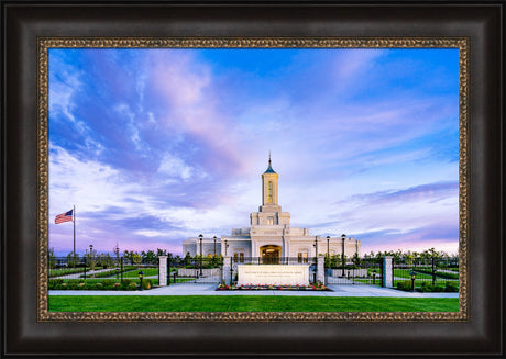 Moses Lake Temple - Purple Sky