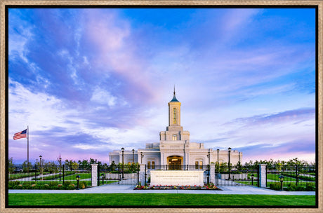 Moses Lake Temple - Purple Sky