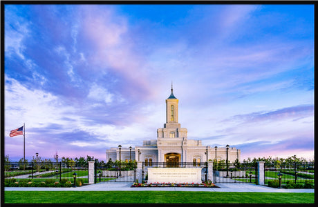 Moses Lake Temple - Purple Sky