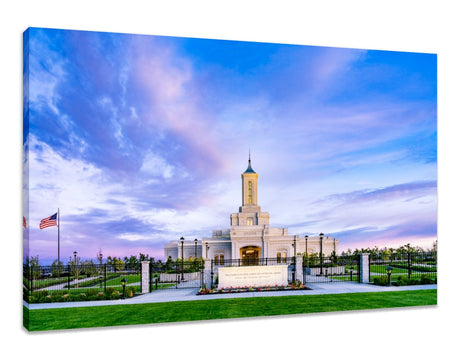 Moses Lake Temple - Purple Sky