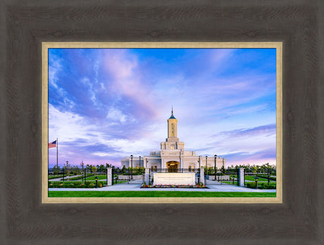 Moses Lake Temple - Purple Sky