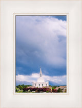 Orem Temple - Windows of Heaven - framed giclee canvas