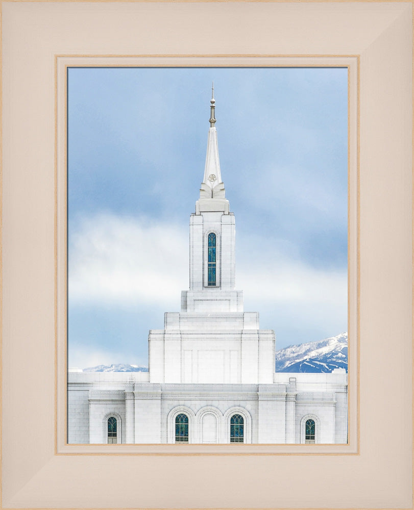 Orem Temple - Ascend - framed giclee canvas