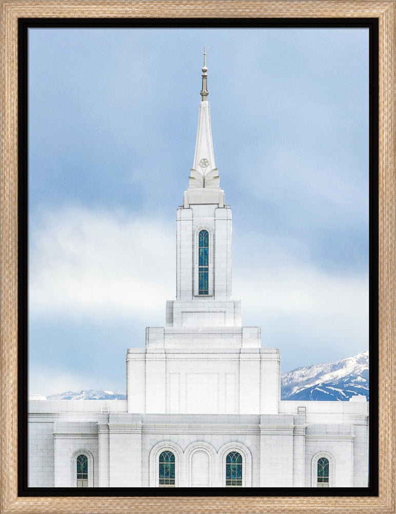Orem Temple - Ascend - framed giclee canvas