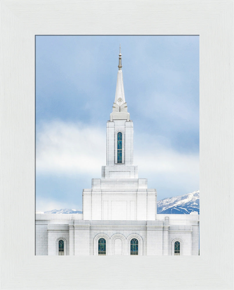 Orem Temple - Ascend - framed giclee canvas