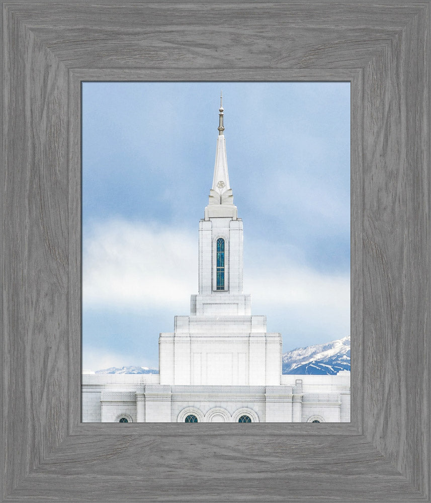 Orem Temple - Ascend - framed giclee canvas