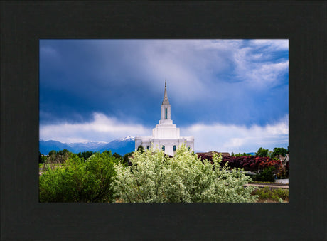 Orem Utah Temple  - Sanctuary - framed giclee canvas