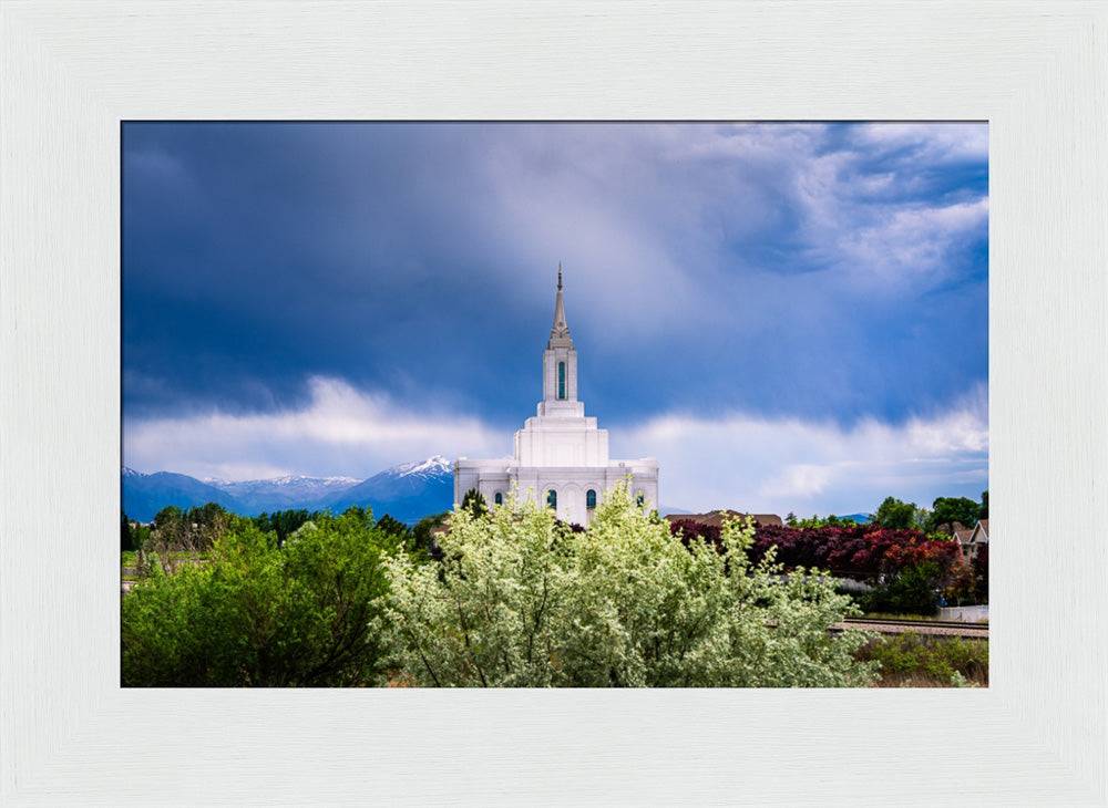 Orem Utah Temple  - Sanctuary - framed giclee canvas