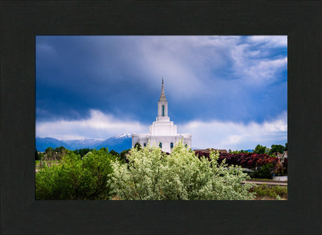 Orem Utah Temple  - Sanctuary - framed giclee canvas