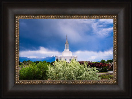 Orem Utah Temple  - Sanctuary - framed giclee canvas