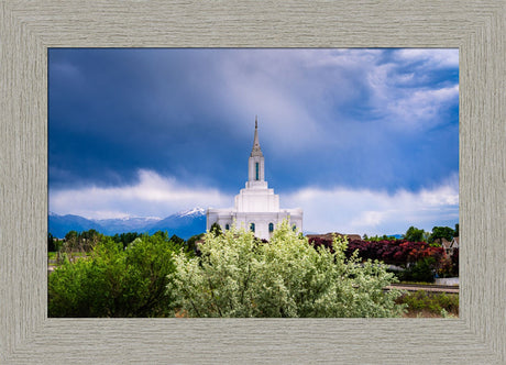 Orem Utah Temple  - Sanctuary - framed giclee canvas