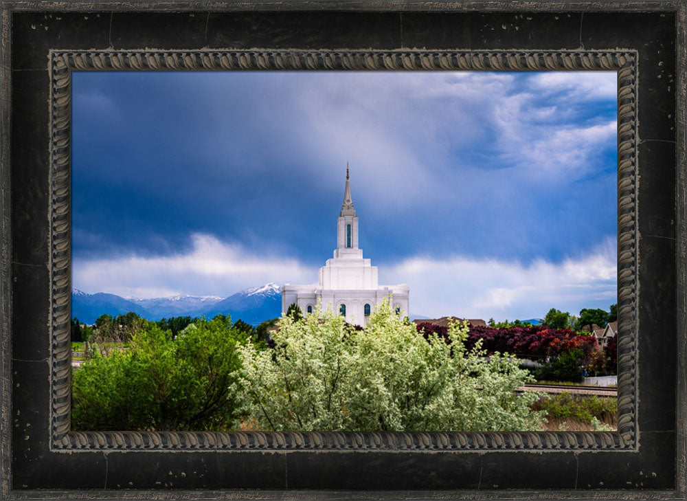 Orem Utah Temple  - Sanctuary - framed giclee canvas