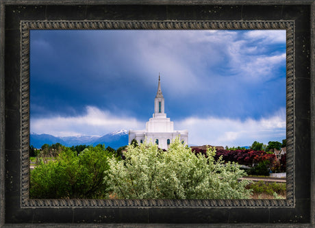 Orem Utah Temple  - Sanctuary - framed giclee canvas