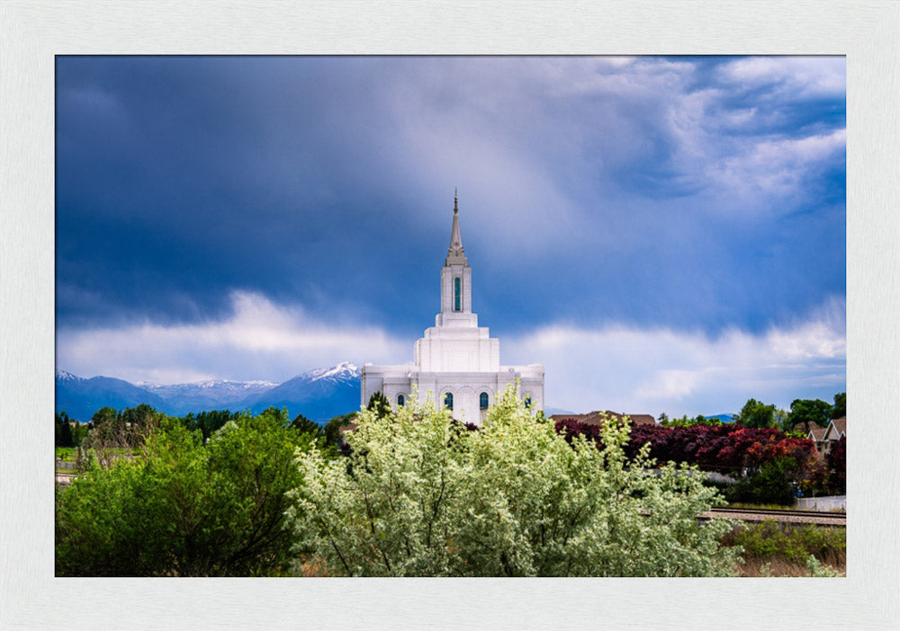 Orem Utah Temple  - Sanctuary - framed giclee canvas