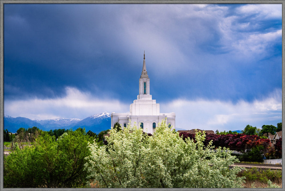 Orem Utah Temple  - Sanctuary - framed giclee canvas